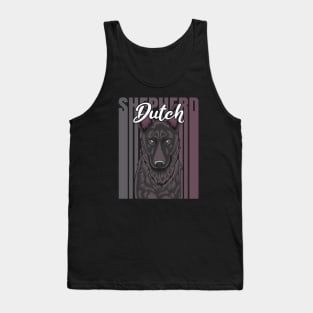 Dutch Shepherd Retro Vibes Tank Top